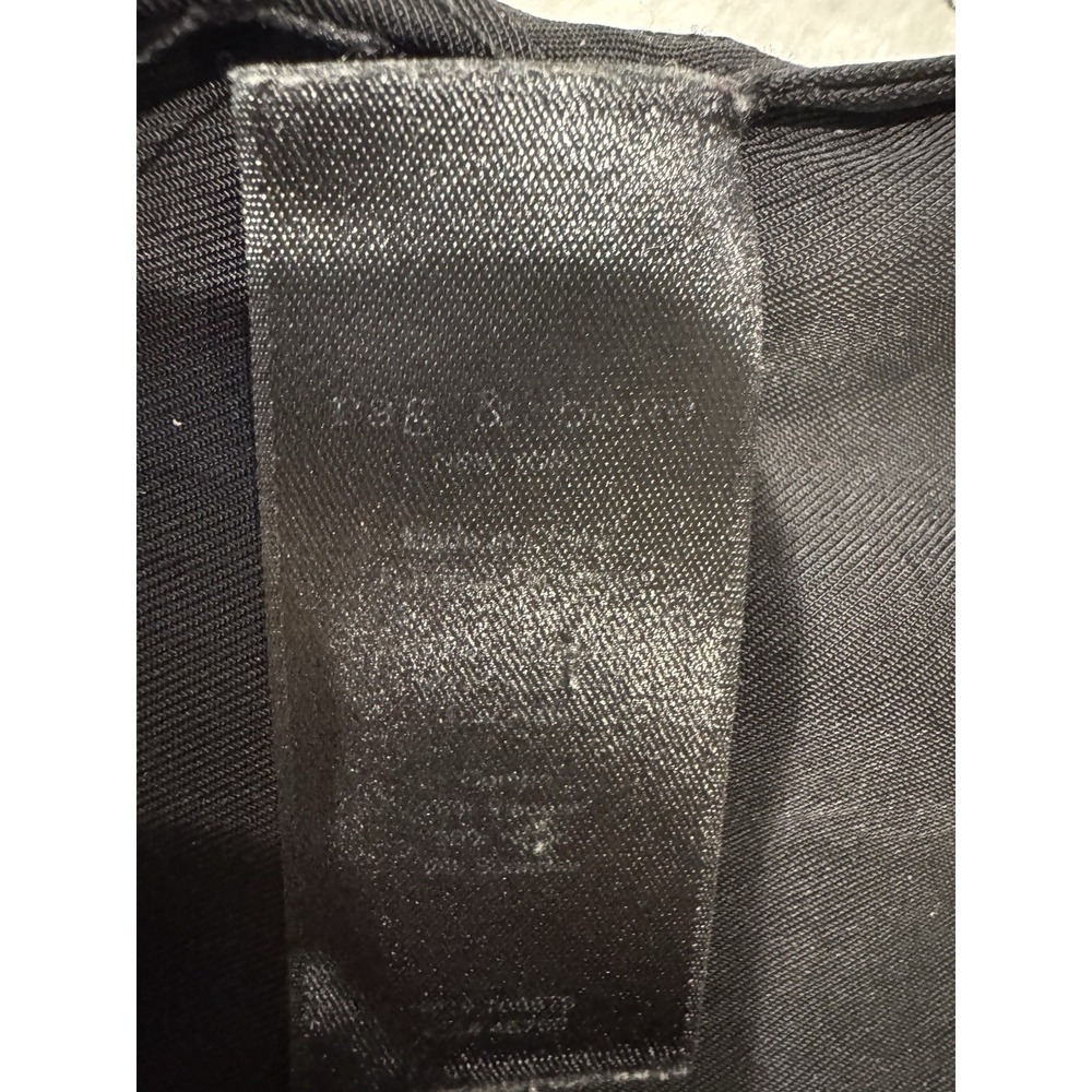 Rag & Bone Black Silk Blend Side Button Sleeveless Top Crew Neck Size S‎ - Picture 6 of 6